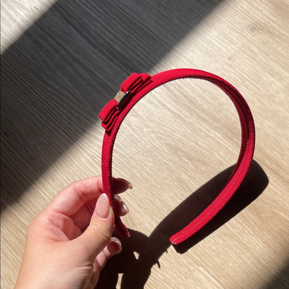 Salvatore Ferragamo Red Headband